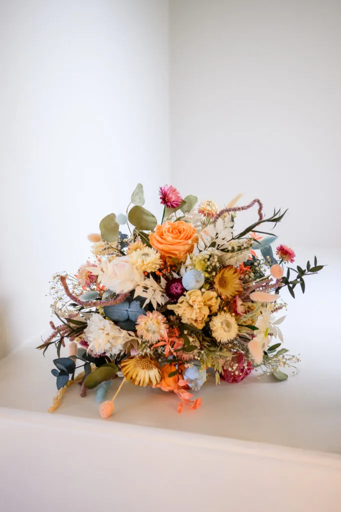 bridal bouquet detail photograph woodborough hall wedding photography