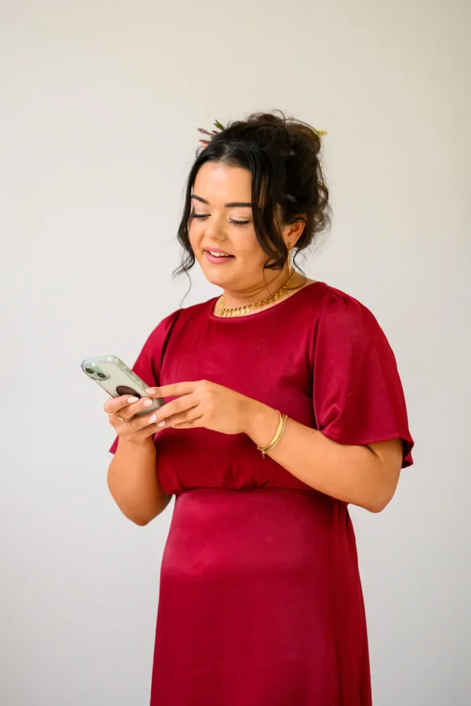 Bridesmaid giving reading during orangery ceremony woodborough hall wedding photography