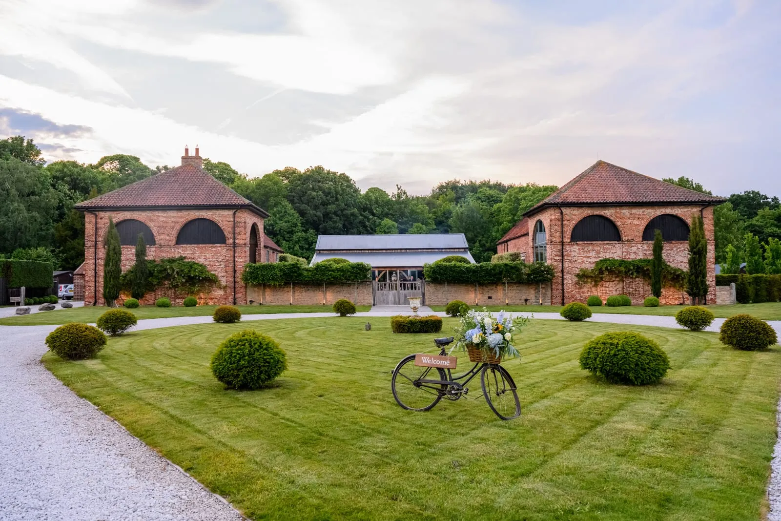 Exterior photo of Hazel Gap Barn Wedding Venue in Nottinghamshire