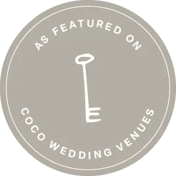 coco-supplier-key-neutral-250 Round circle grey supplier wedding badge