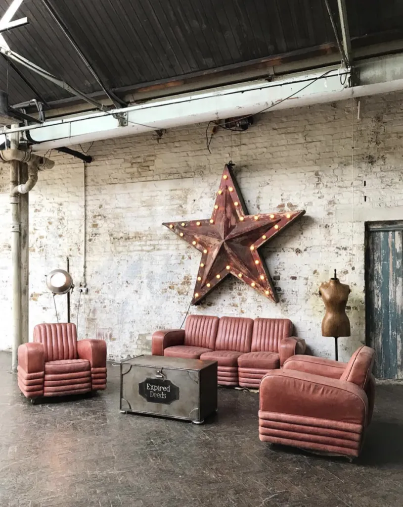 Interior of MC Motors Photo Studio featuring star prop