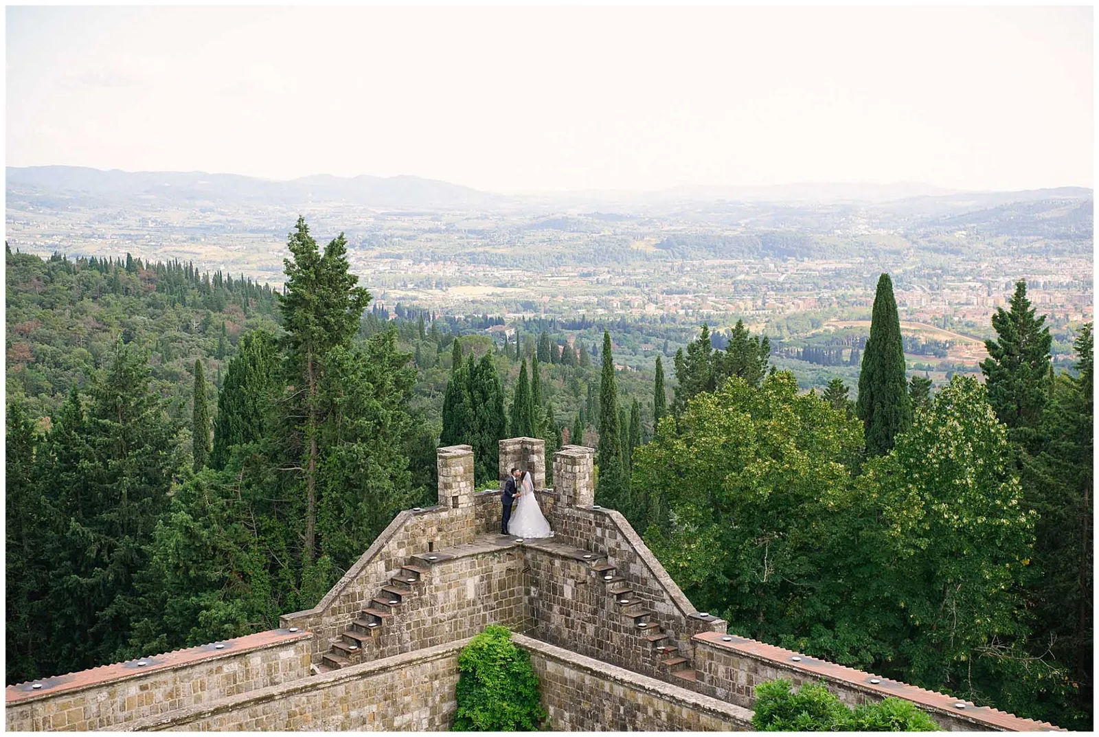 Castello Di Vincigliata: Florence Destination Wedding with Tuscan Views